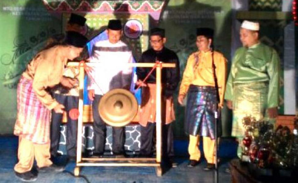 Camat Siak Kecil Buka MTQ Desa Tanjung Datuk