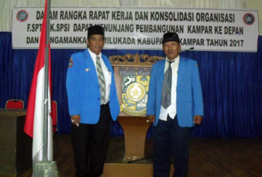 F.SPTI - K.SPSI Kampar Gelar Rapat Kerja dan Konsolidasi