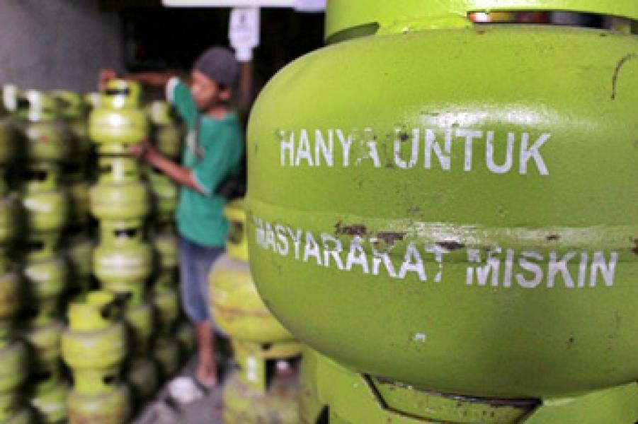 Harga LPG 3 Kg di Inhu Mencekik Leher, Distributor Tutup Mata