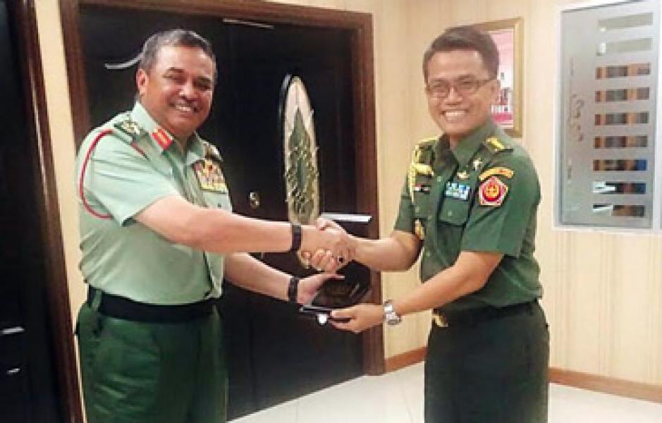 Jalankan Diplomasi Pertahanan, Athan RI di Kuala Lumpur temui Jenderal Malaysia