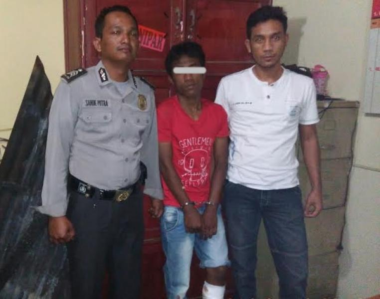Melawan, Begal Sintong Roboh Dihadiahi Timah Panas
