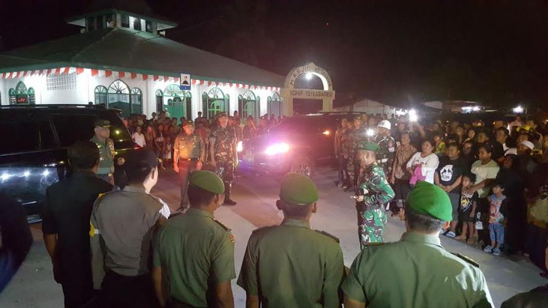 Panglima TNI Kunjungi Yonif 731/Kabaresi Maluku