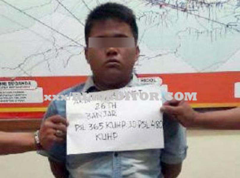 Pencuri Handphone di Inhil Ditangkap Polisi