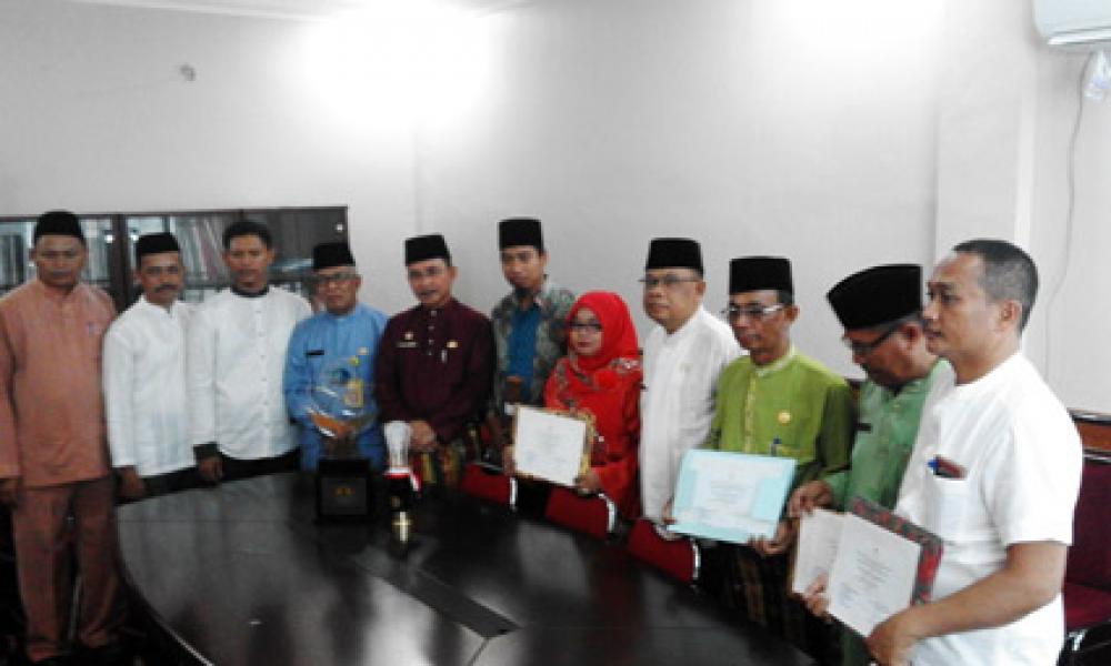Plt Setdakab Rohil Sambut Penerima Anugrah Adiwiyata, Proklim dan PPL Teladan Tingkat Nasional