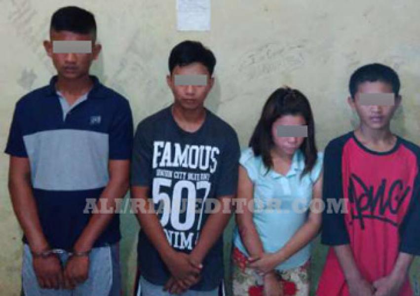 Polres Inhu Amankan 4 Pelaku Curas yang Mengaku Polisi