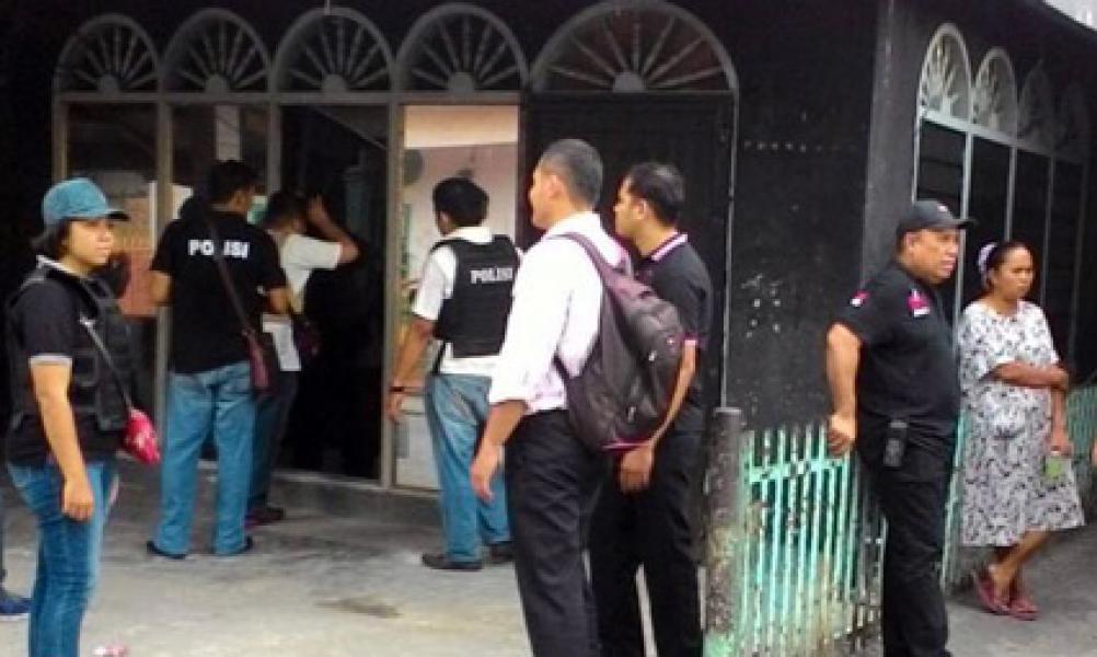 Ratusan Personil Gabungan Razia Narkoba Kampung Dalam