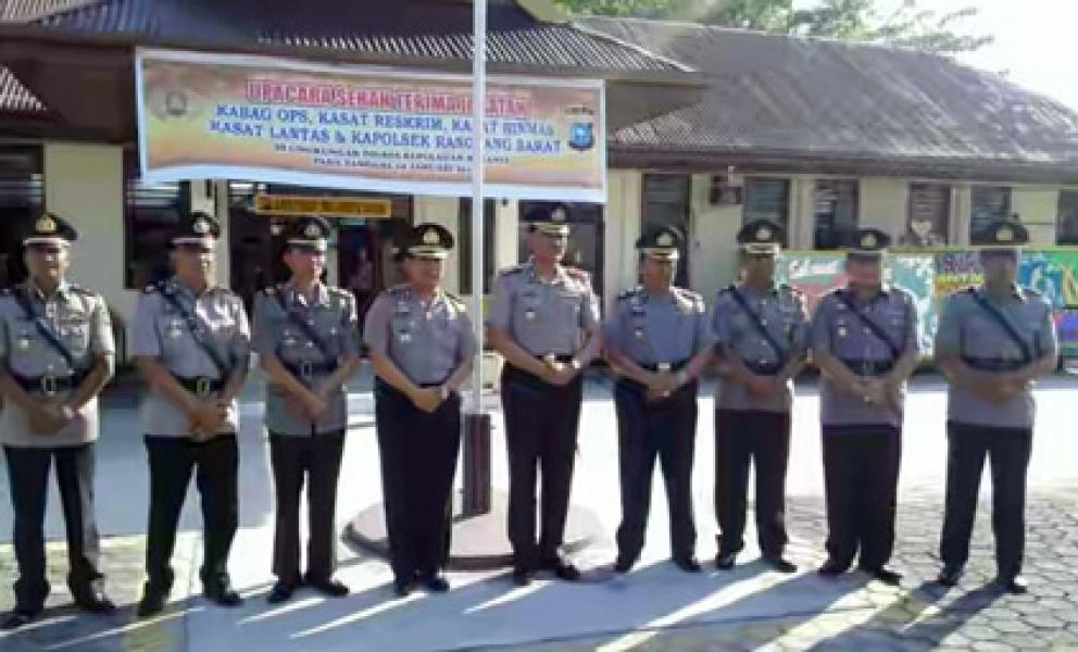 Sertijab Polres Meranti 4 Pejabat Baru 1 Pejabat Lama