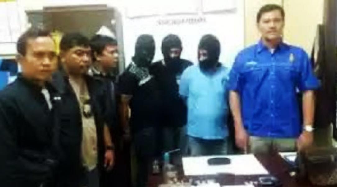 TO Polres Meranti Ditangkap di Pos Jaga