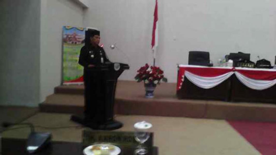 TPAD Serahkan Nota KUA PPAS Pada DPRD Rohul