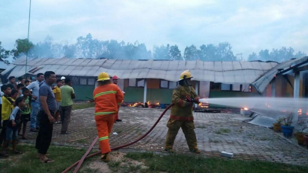Api Hanguskan Sekolah TK Negeri Pembina Petapahan