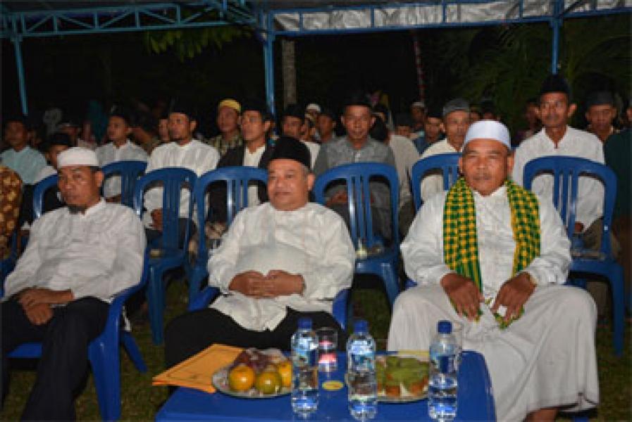Asisten III Bengkalis Hadiri Khaul Syekh Abdul Qodir Al-Jailani di Desa Bantan