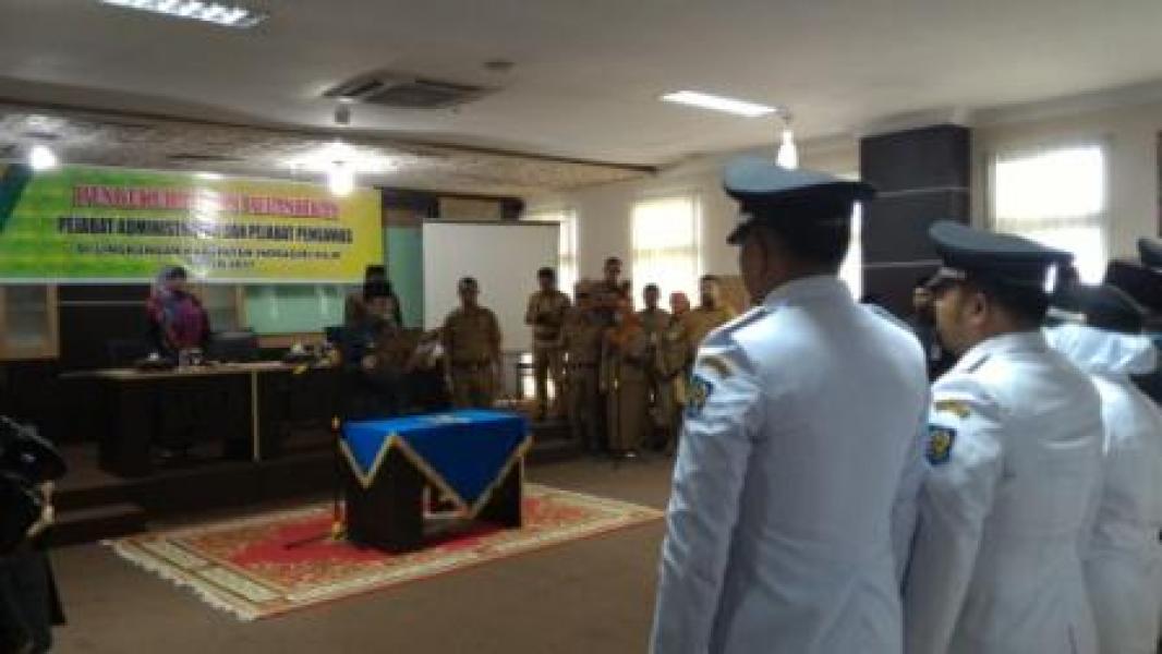 Bupati Wardan Lantik 59 Pejabat Administrator dan Pengawas 