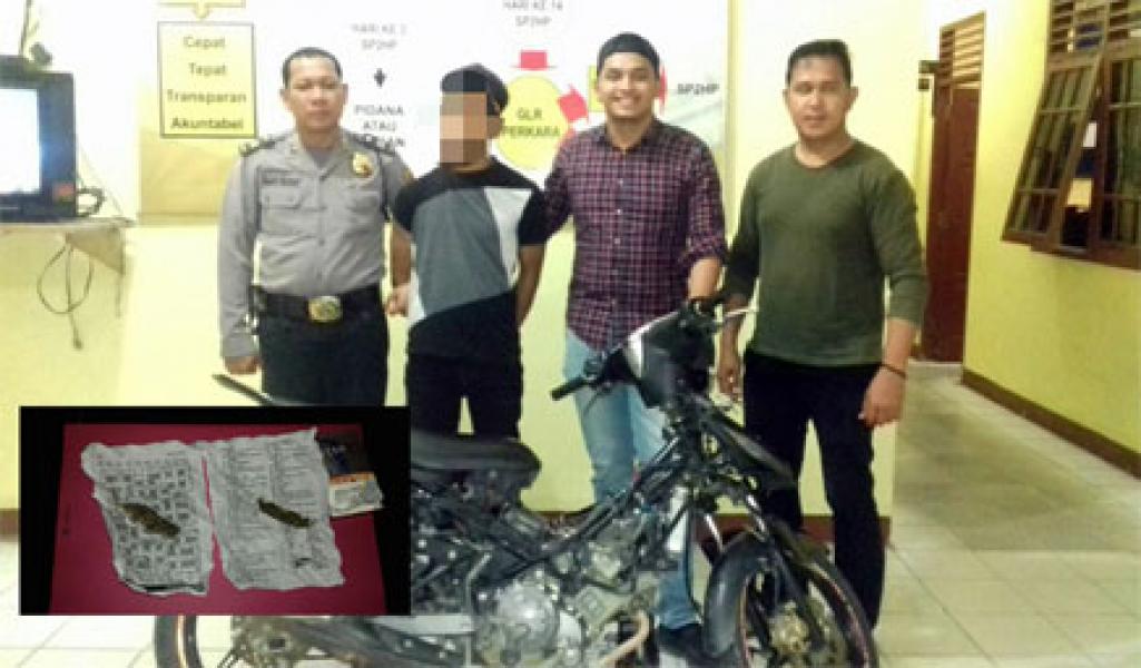 Buruh Tani Pemilik Ganja Diamankan Polsek Bandar Seikijang 