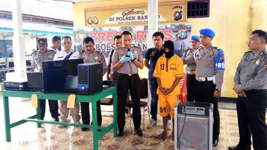Dalam Sepekan Polsek Bangko Ungkap 3 Kasus Dengan 5 Tersangka