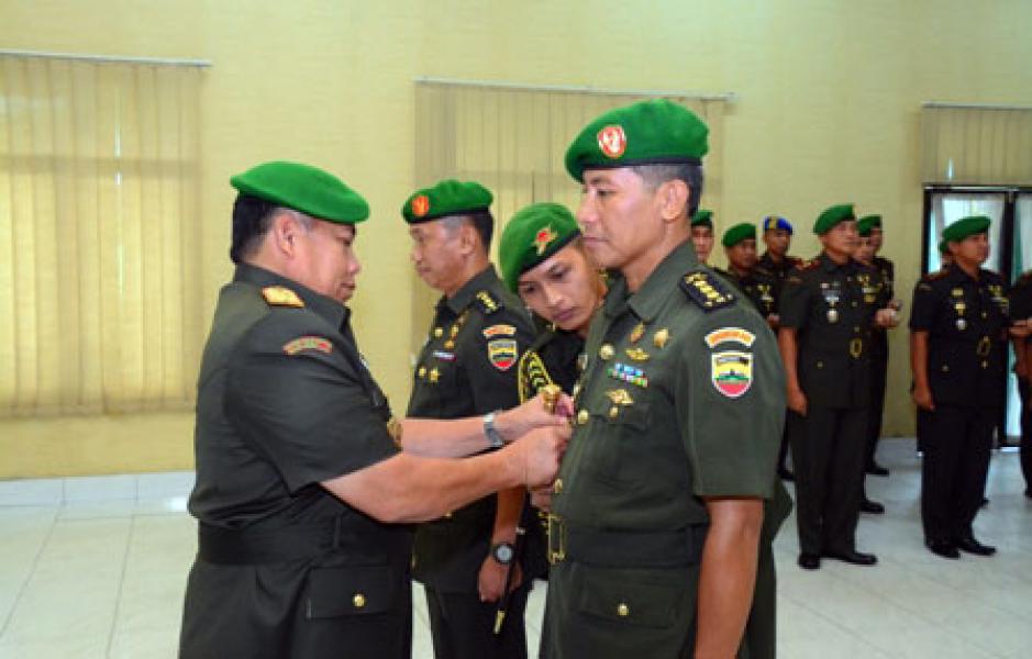 Danrem 031/Wirabima Pimpin Sertijab Kasiter Korem 031/WB