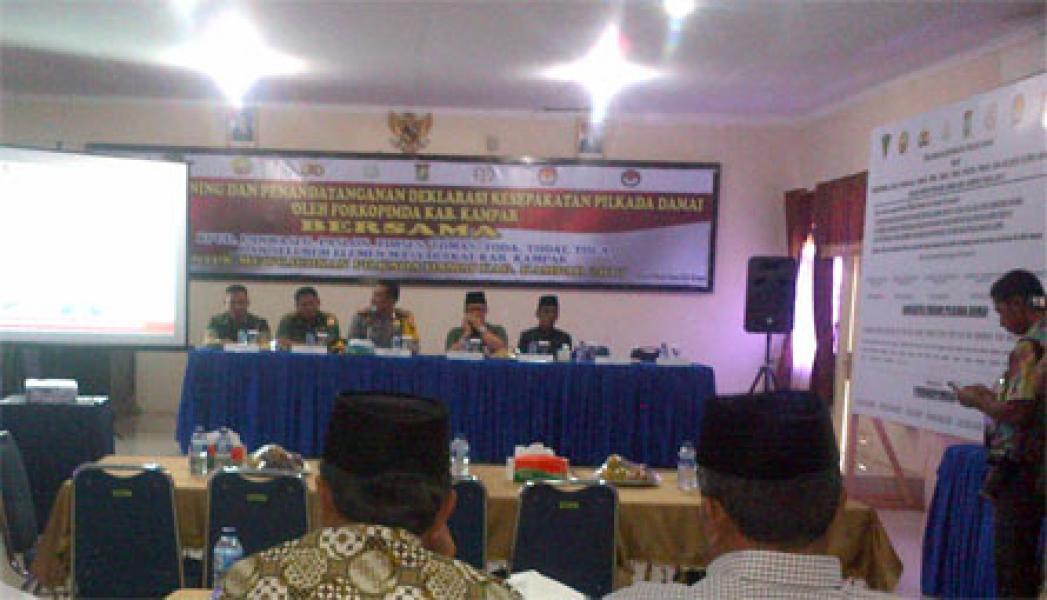 Kapolres Kampar: Mari Sambut Pilkada Kampar Dengan Suka Cita
