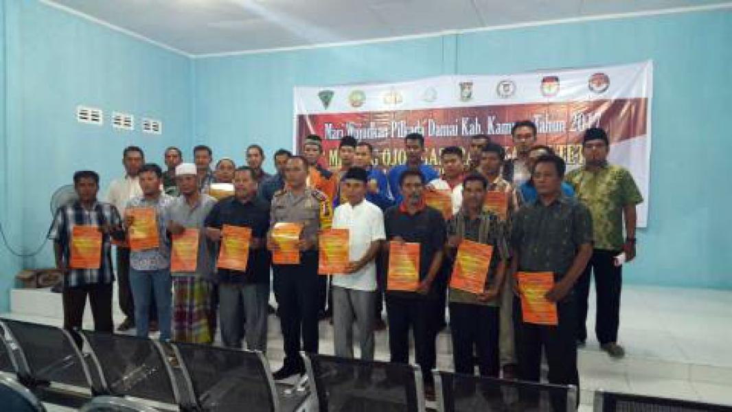 Kapolsek Tambang Sampaikan Pesan Kamtibmas di Desa Pulau Birandang