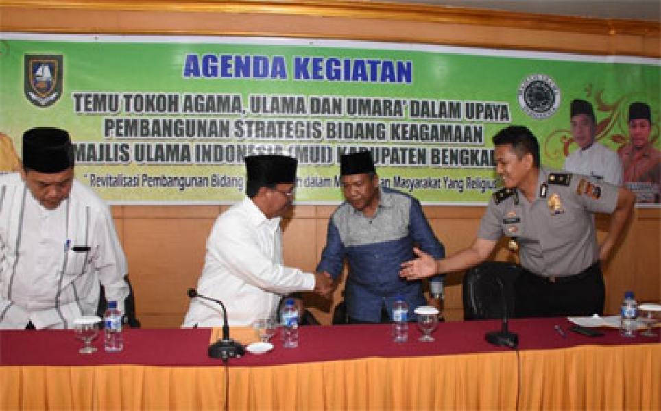MUI Bengkalis Gelar Temu Tokoh Ulama, Agama dan Umaro