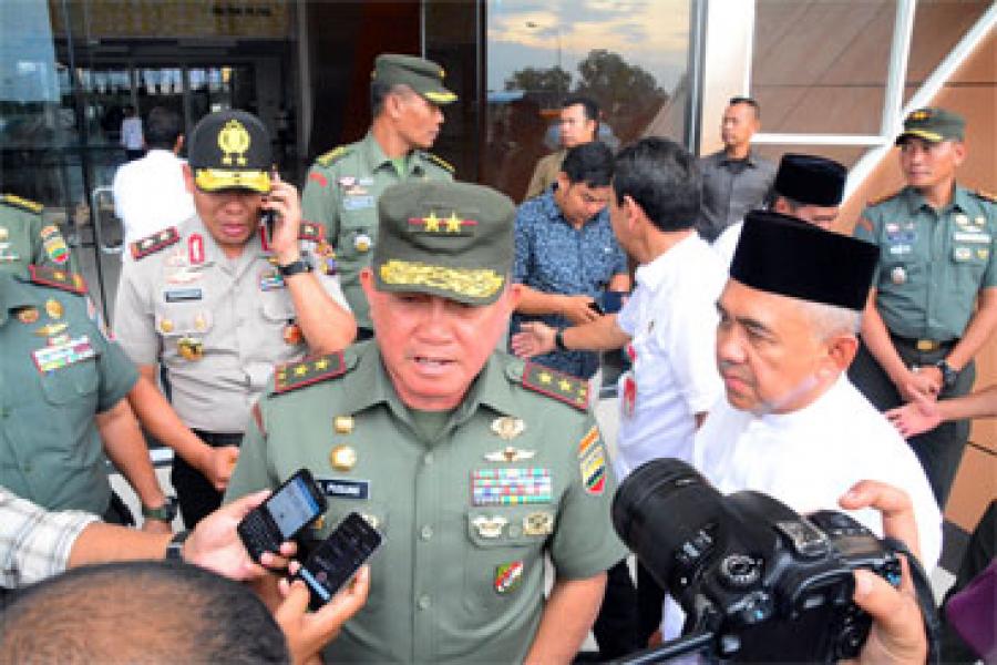 Pangdam I/Bukit Barisan: Tahun 2017 Riau Harus Bebas Asap