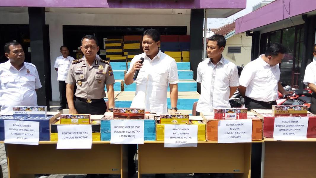 Polda Riau Sita Puluhan Ribu Rokok Cukai Palsu