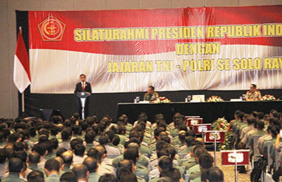 Presiden RI Beri Arahan Kepada Personel TNI-Polri se-Solo Raya