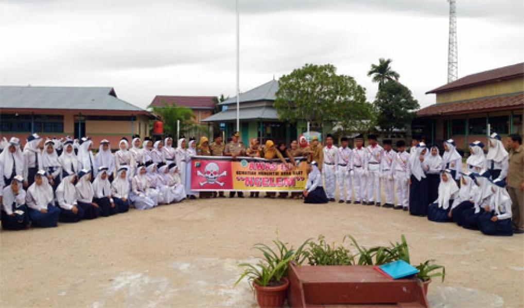 Responsif Cegah Bahaya Ngelem bagi Anak, KOMPAK Apresiasi Jajaran Polres Inhil 