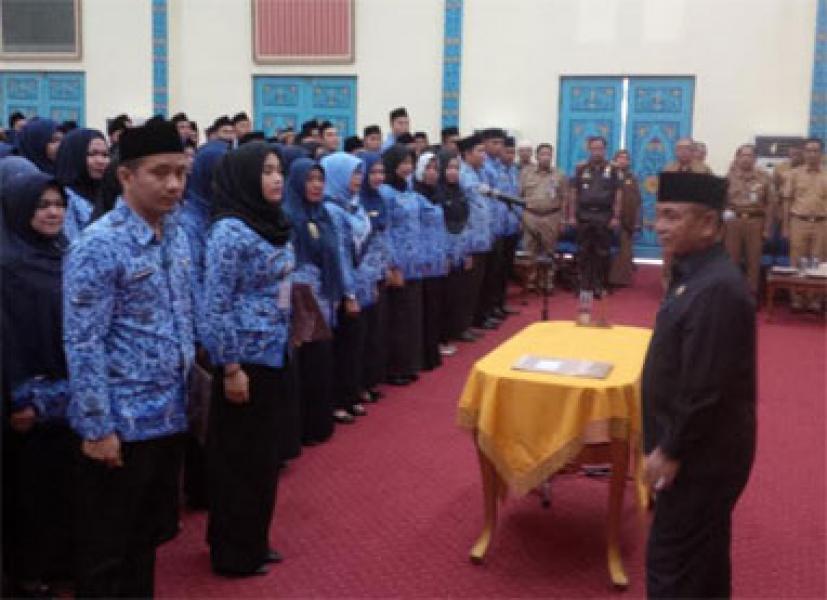 Tim Pansel Serahkan Hasil Assessment Eselon II, ‎Bupati Harris: Penempatan Pejabat Mengacu Kinerja 