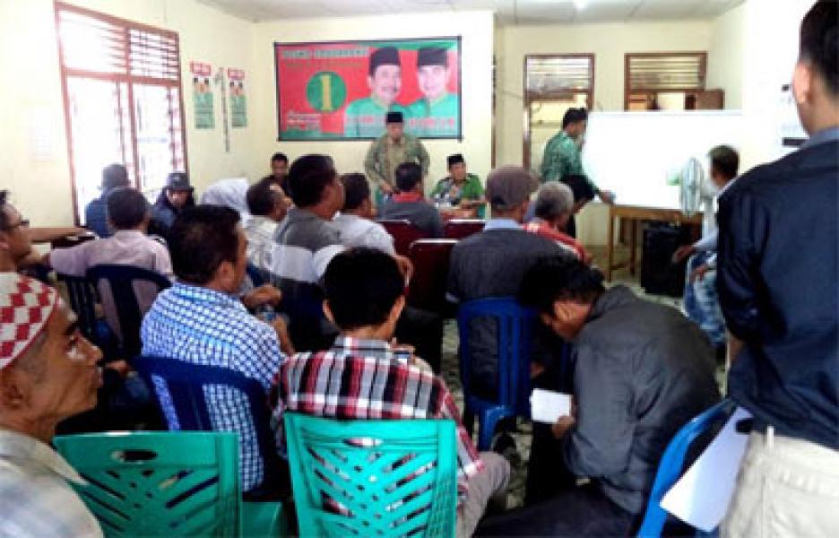 Timses Paslon Sasa Lakukan Konsolidasi Internal