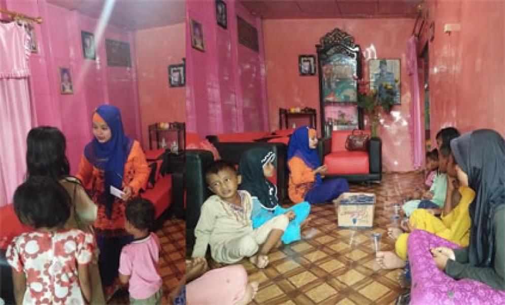 dr Hj Netti Juliana Merasakan Berkah Berbagi Bersama Anak Yatim