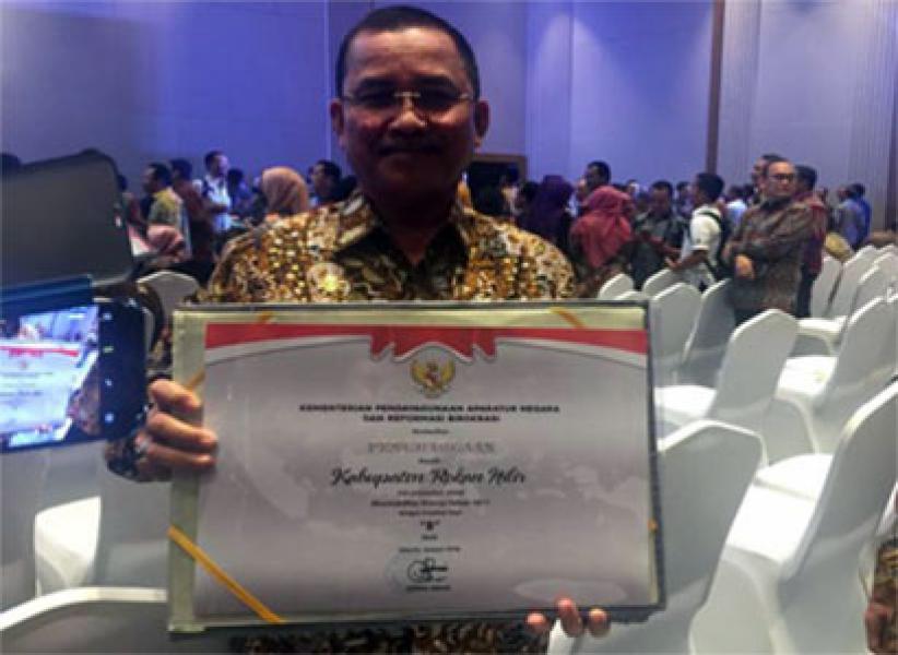 Akuntabilitas Kinerja Pemkab Rohil Naik ke Level B