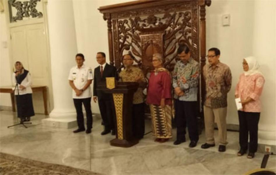 Anies Umumkan Berdirinya Komite Pencegahan Korupsi DKI