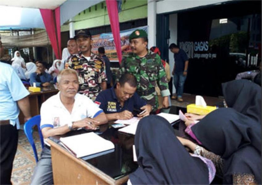 Babinsa Koramil 10/Perawang Hadiri Kegiatan Bakti Sosial Di PT Gagas Energi Indonesia