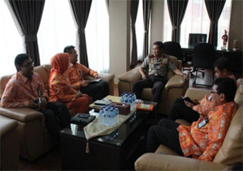 Bahas Persiapan Pilkada 2018, Polda Riau Terima Audensi KPU