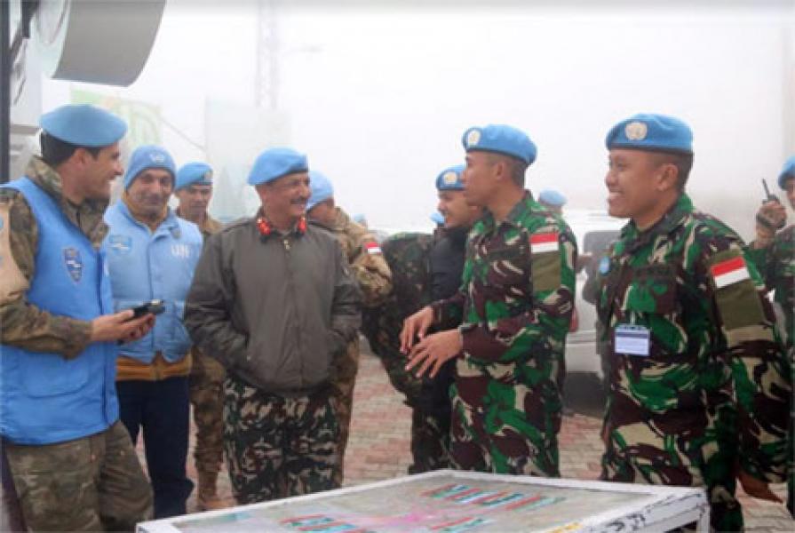 DFC Unifil Tinjau Wilayah Operasi Satgas Indobatt di Lebanon