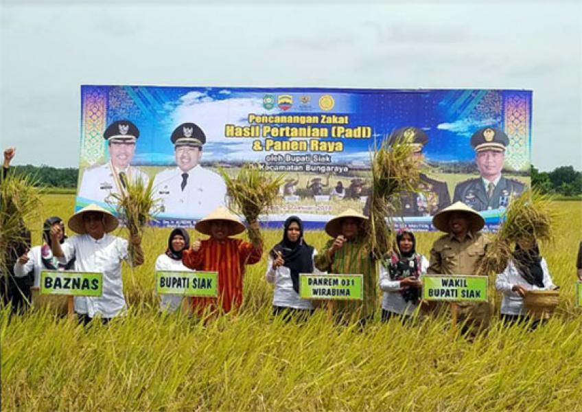 Danrem 031/WB: Jadikan Kabupaten Siak Sebagai Sentra Tanaman Pangan