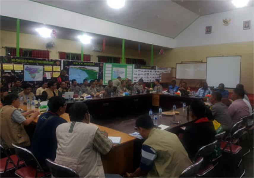 Danrem 174/ATW Pimpin Evaluasi 10 Hari Tanggap Darurat KLB Asmat