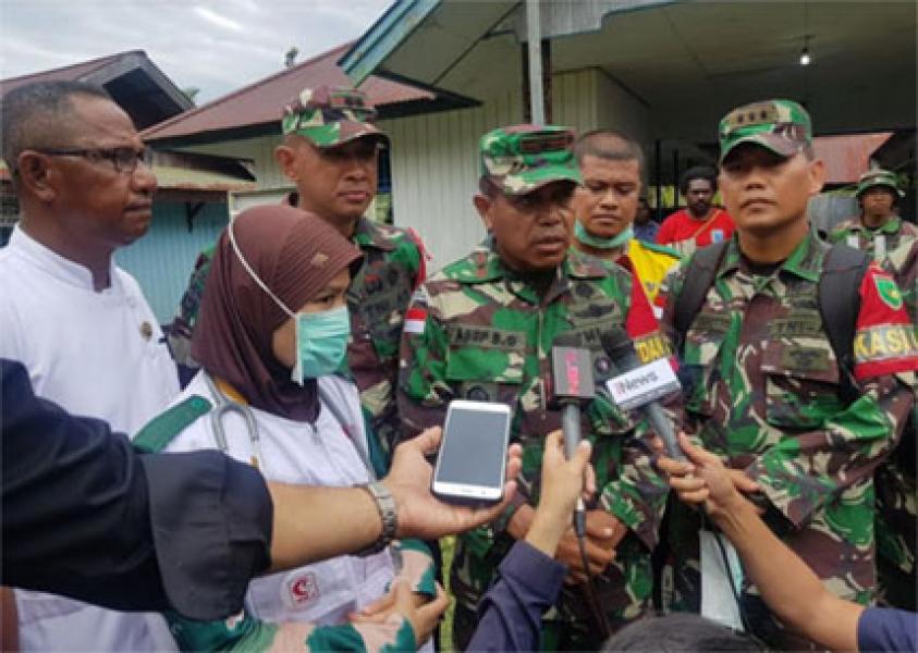 Dansatgaskes TNI: Peninjauan ke Distrik-Distrik Penting Untuk Ketahui Situasi di Lapangan