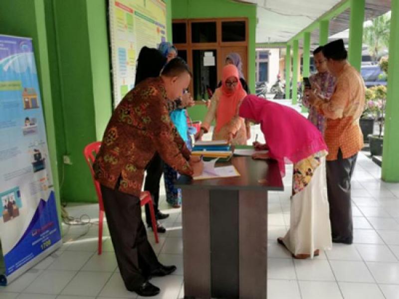 Dinas PMD Bengkalis Tandatangani Pakta Integritas