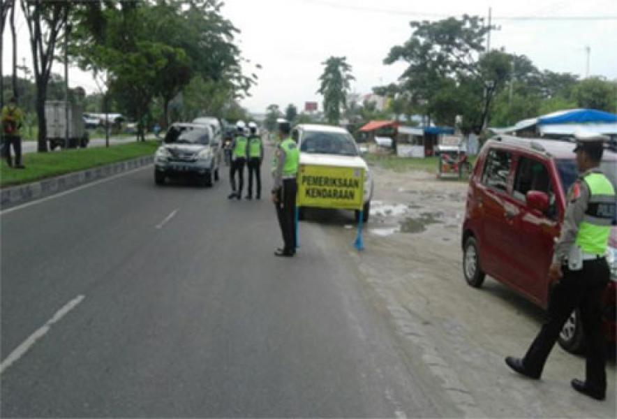 Gelar Razia Rutin, Satlantas Polresta Pekanbaru Terbitkan 20 E-Tilang