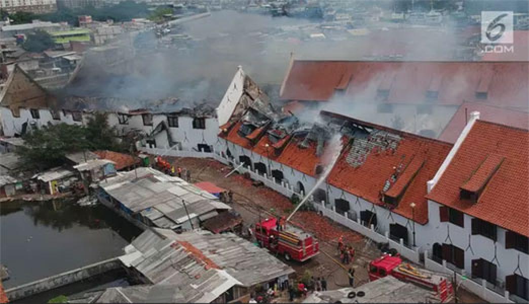 Ini Dugaan Penyebab Kebakaran di Museum Bahari