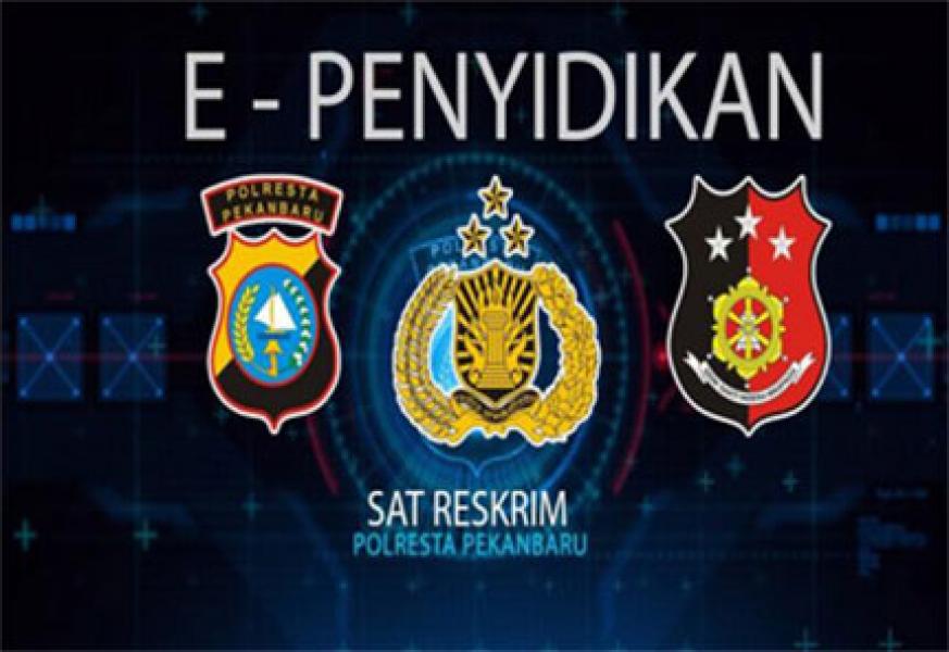 Jajaran Polda Riau Ikuti Sosialisasi E-Penyidikan