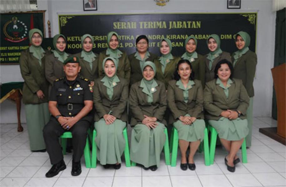 Ketua Persit KCK Koorcab Rem 031 PD I/BB: Persit Harus Mendukung Keberhasilan Tugas Suami