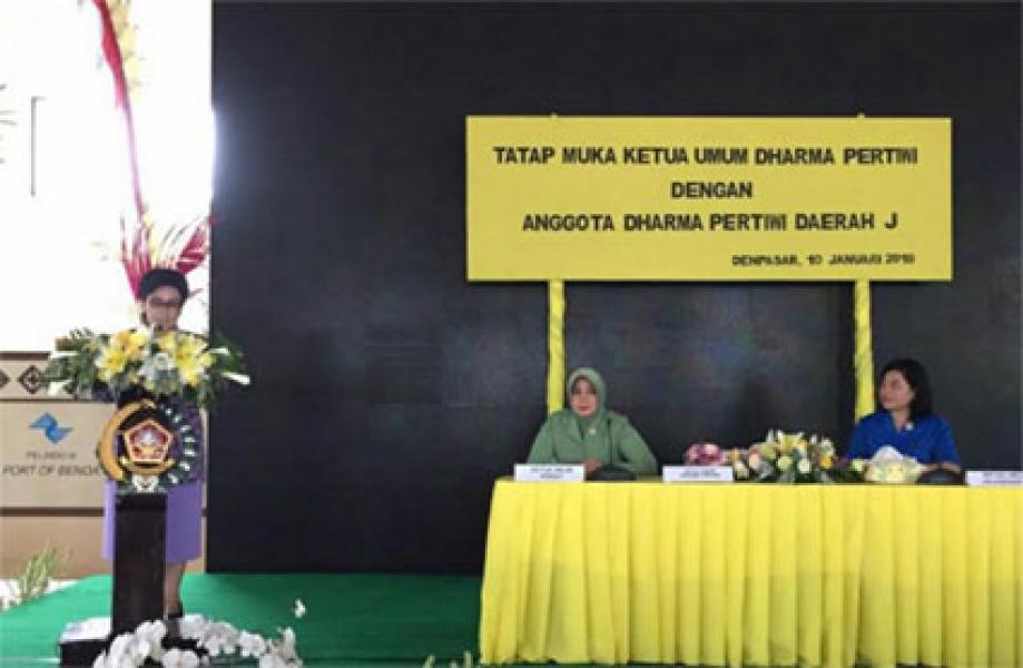 Ketum Dharma Pertiwi: Istri Prajurit TNI Harus Pahami Tugas Suami