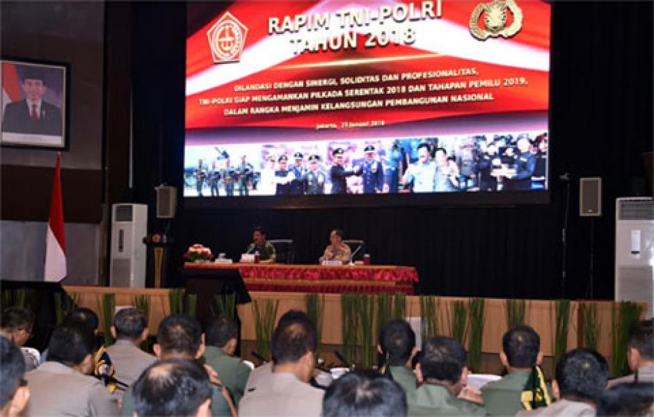 Panglima TNI: Rapim TNI-Polri Dukung Kebijakan Pemerintah