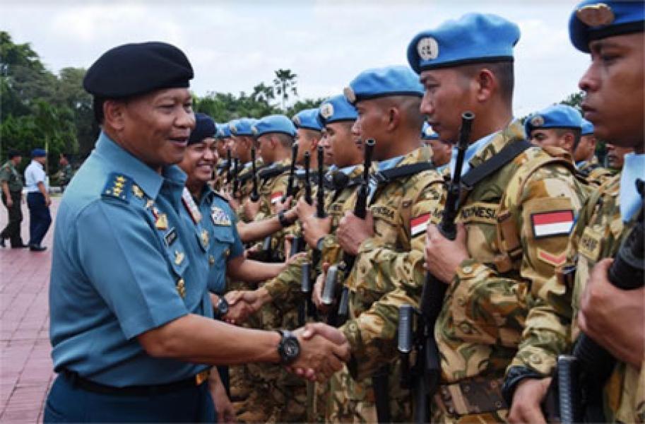 Panglima TNI: Tugas Pasukan Perdamaian Dilandasi Moral dan Doktrin Pertahanan