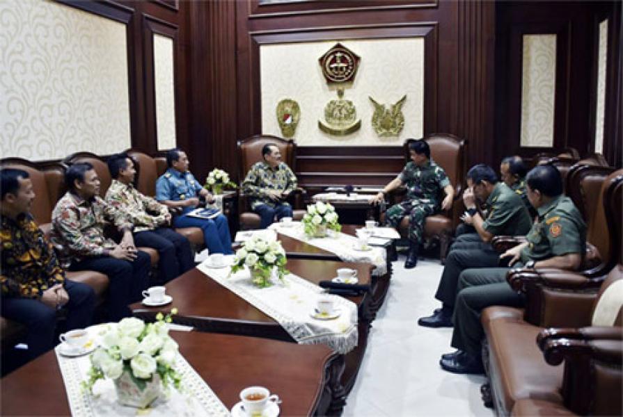 Panglima TNI Terima Audiensi Executive Steering Commitee IVCA