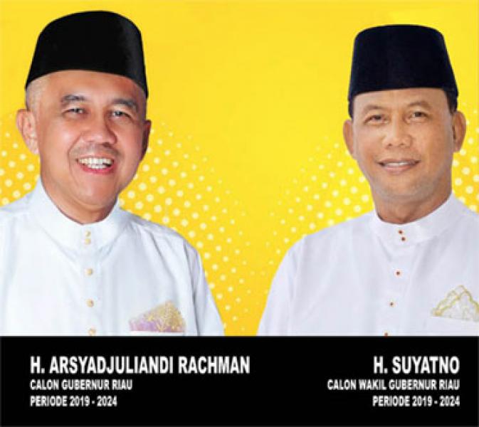 Pasangan AYO Daftar KPU Riau, Selasa, Ba’da Ashar 