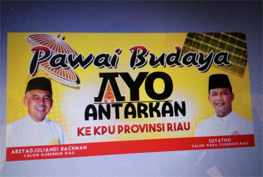 Pawai Budaya Akan Antar Pasangan AYO ke KPU Riau 