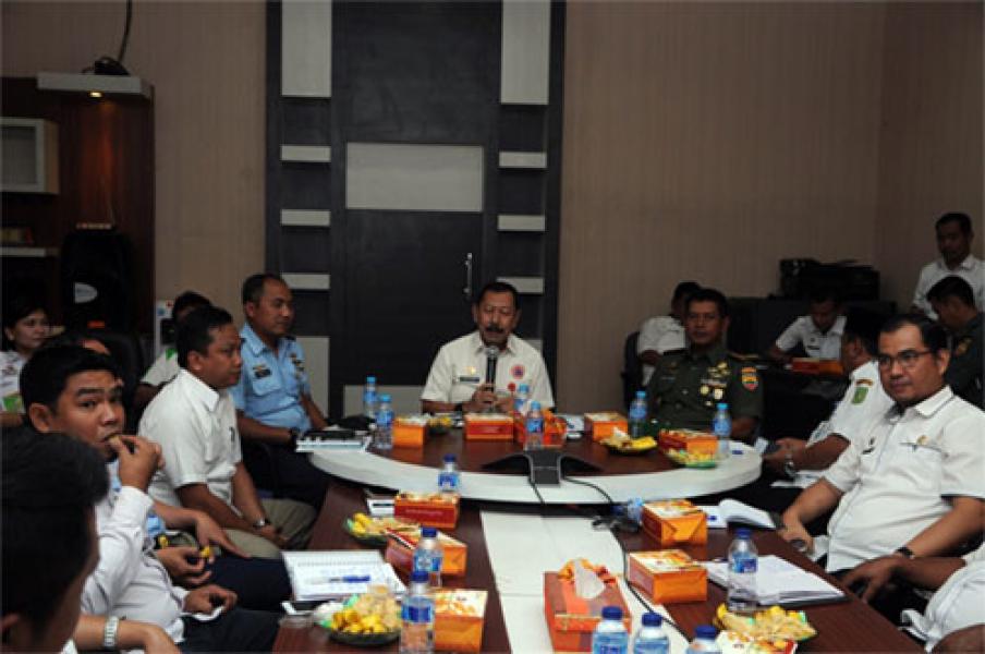 Persiapan Menghadapi Musim Kemarau, Kasrem Hadiri Raker Di BPBD Riau