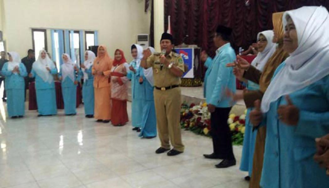 Plt Bupati Sukiman Buka Musda III Himpaudi Rohul   